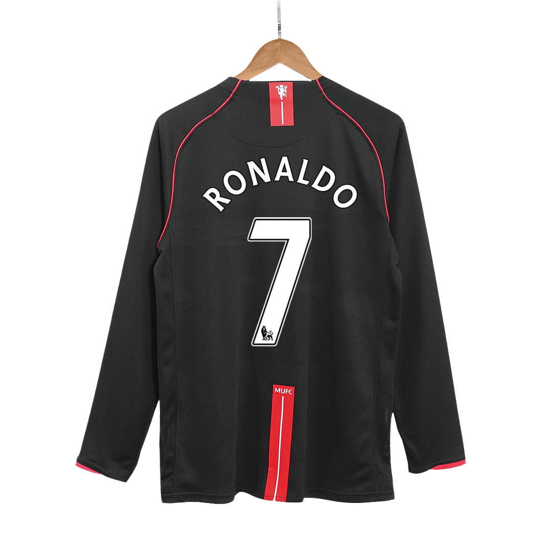 RONALDO #7 Retro 2007/08 Manchester United Uitshirt (Long)