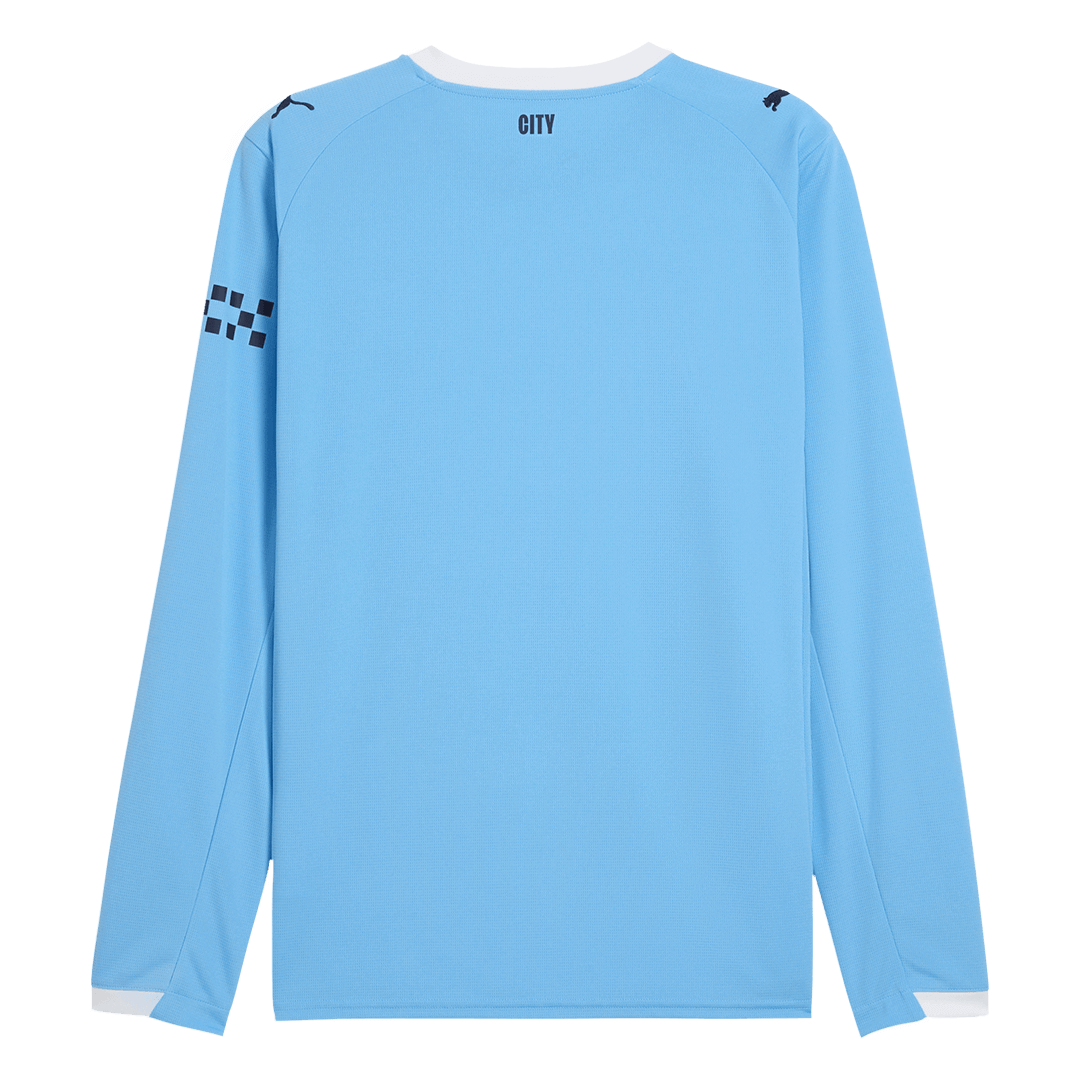 Manchester City Thuisshirt 2025/26 Lange Mouwen