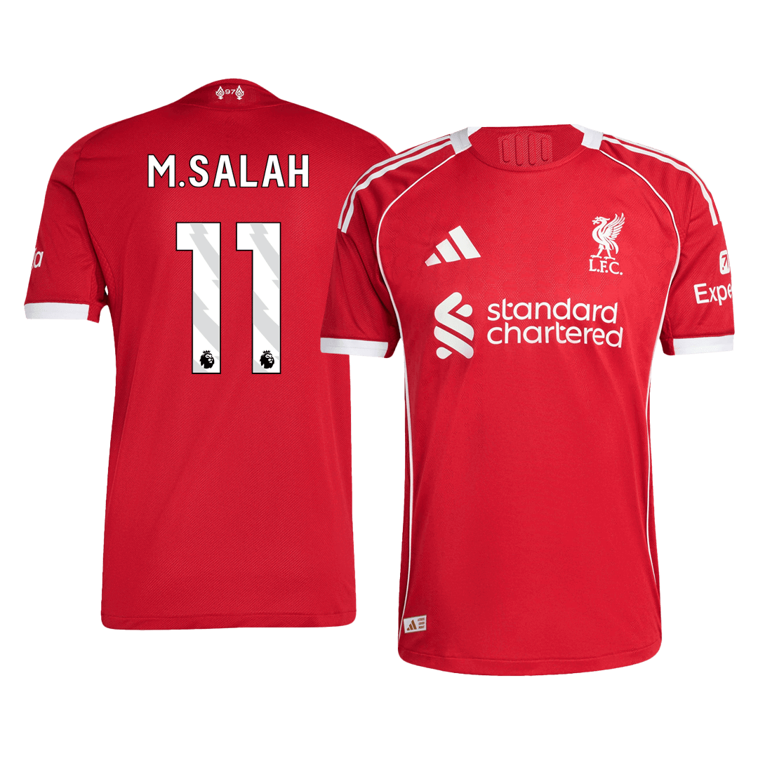M.SALAH #11 Liverpool Thuisshirt 2025/26 Spelersversie