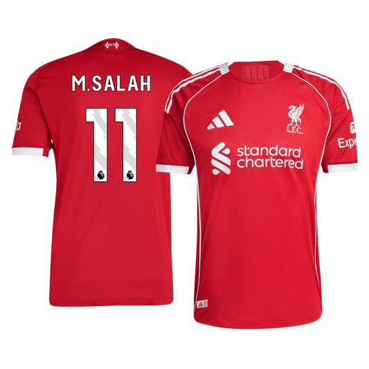 M.SALAH #11 Liverpool Thuisshirt 2025/26 Spelersversie