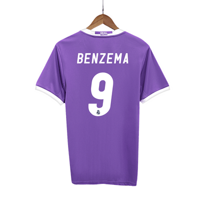 Retro BENZEMA #9 Real Madrid Uitshirt 2016/17