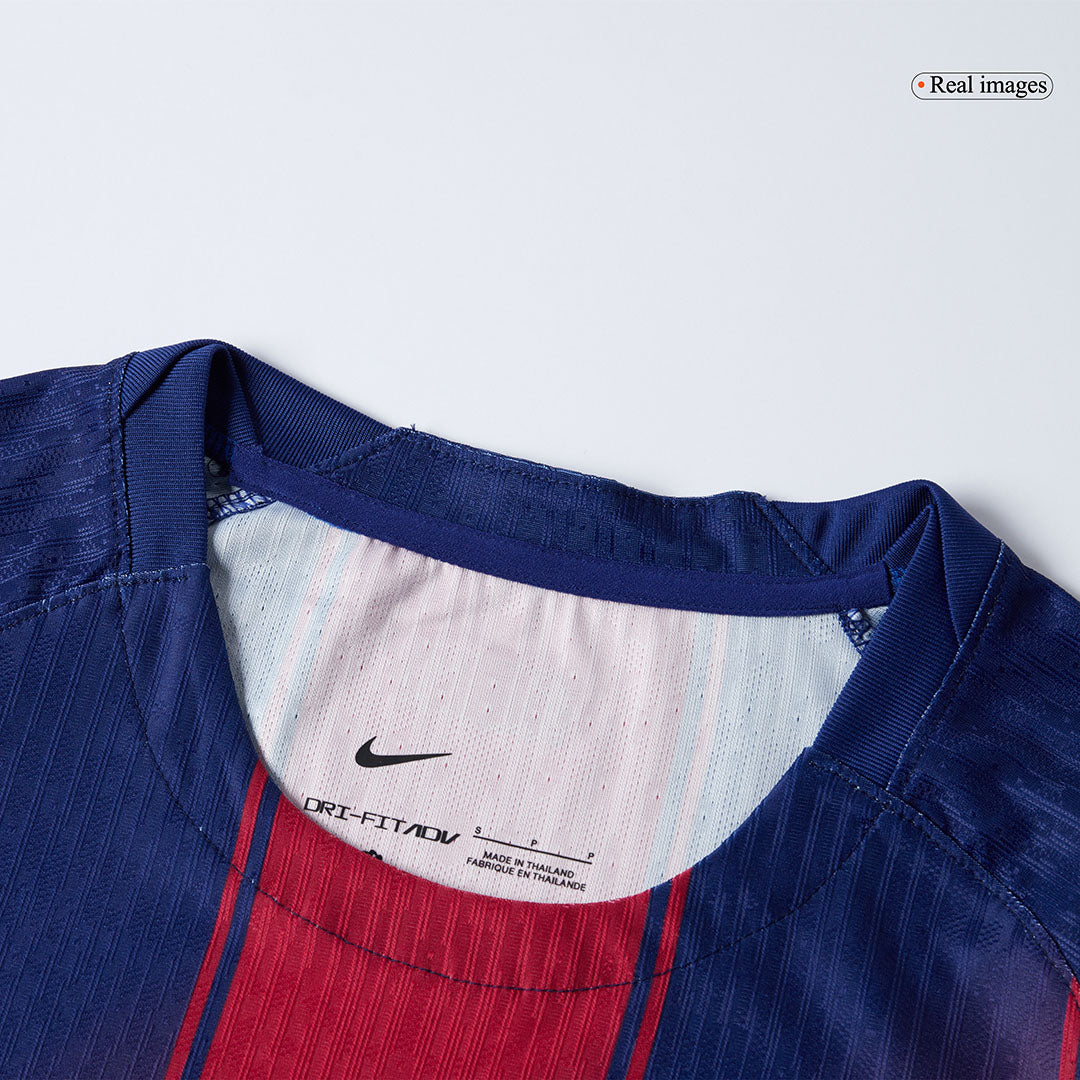 F.DE JONG #21 Barcelona Thuisshirt 2025/26 Spelersversie - UCL