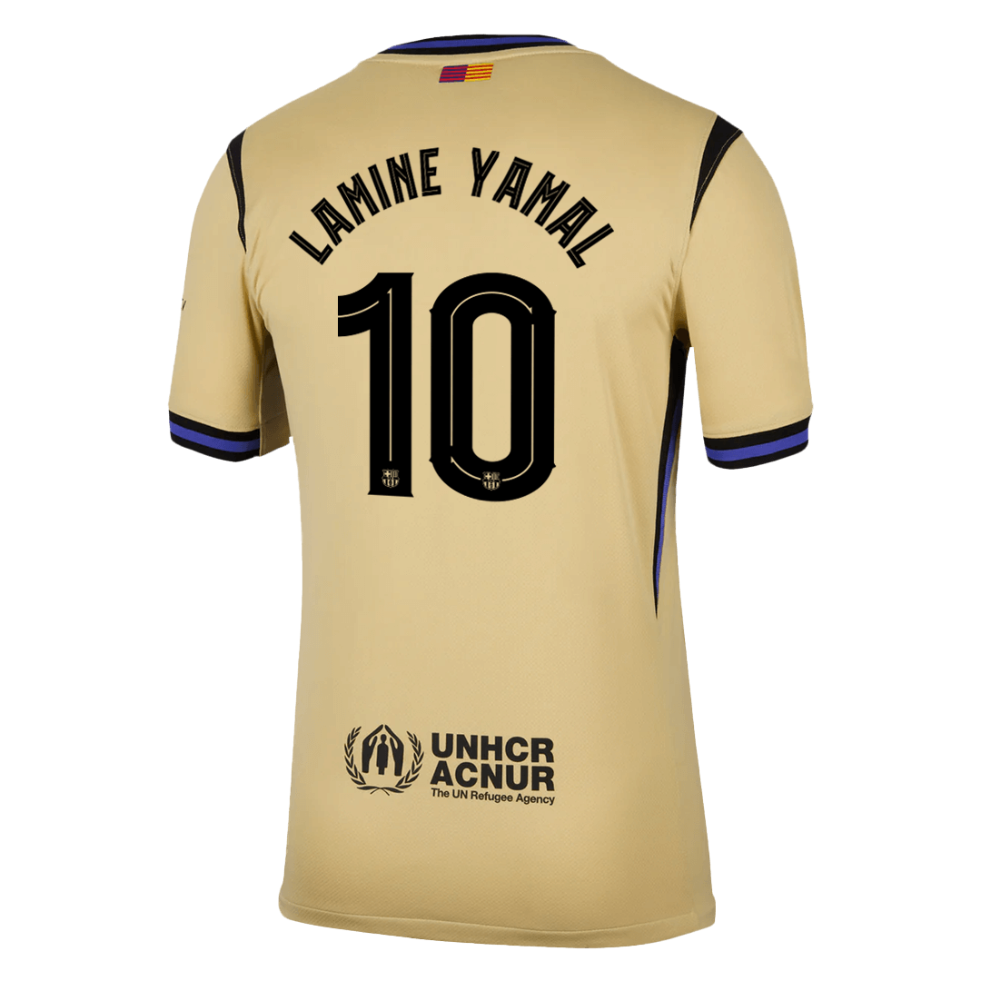LAMINE YAMAL #10 Barcelona Uitshirt 2025/26 - UCL