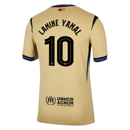 LAMINE YAMAL #10 Barcelona Uitshirt 2025/26 - UCL