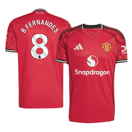B.FERNANDES #8 Manchester United Thuisshirt 2025/26