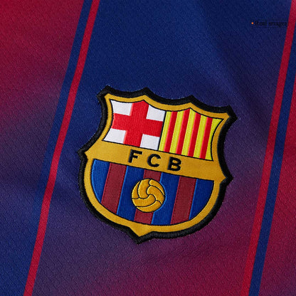 F.DE JONG #21 Barcelona Thuisshirt 2025/26 - UCL