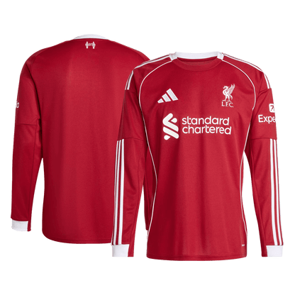 Liverpool Thuisshirt 2025/26 Lange Mouwen