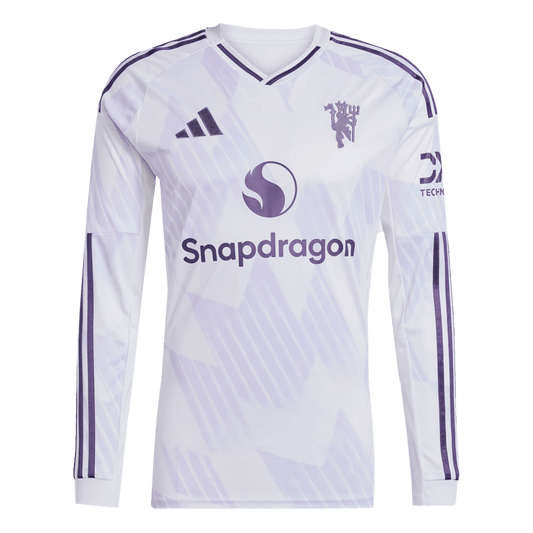 Manchester United Uitshirt 2025/26 Lange Mouwen