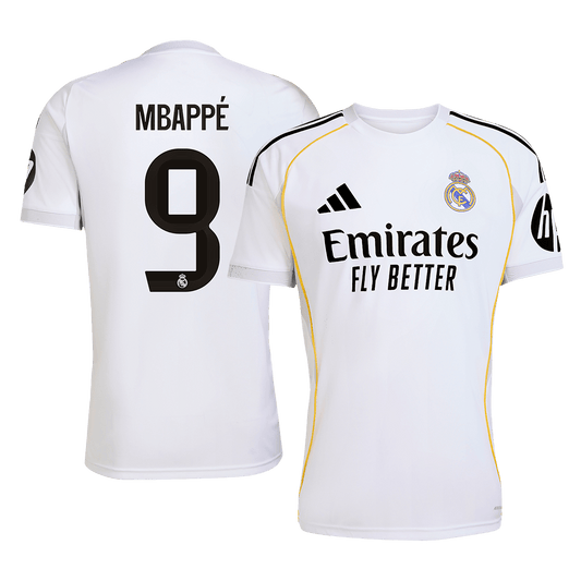 MBAPPÉ #9 Real Madrid Thuisshirt 2025/26