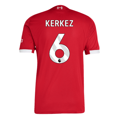 KERKEZ #6 Liverpool Thuisshirt 2025/26 Spelersversie