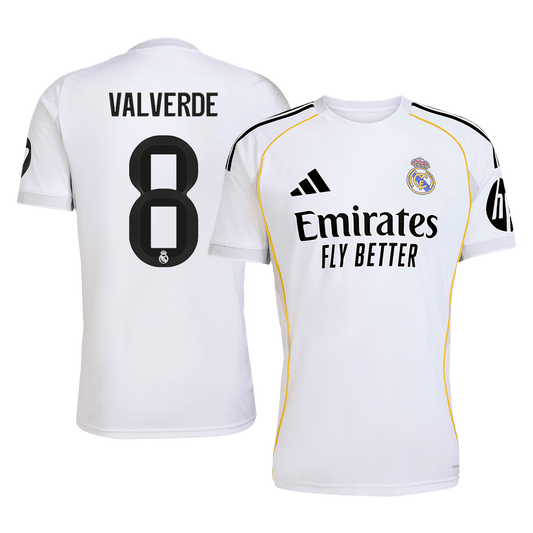 VALVERDE #8 Real Madrid Thuisshirt 2025/26
