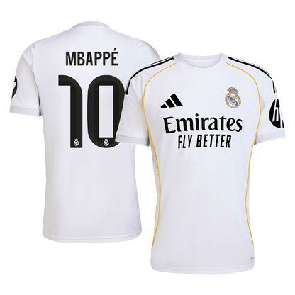 MBAPPÉ #10 Real Madrid Thuisshirt 2025/26
