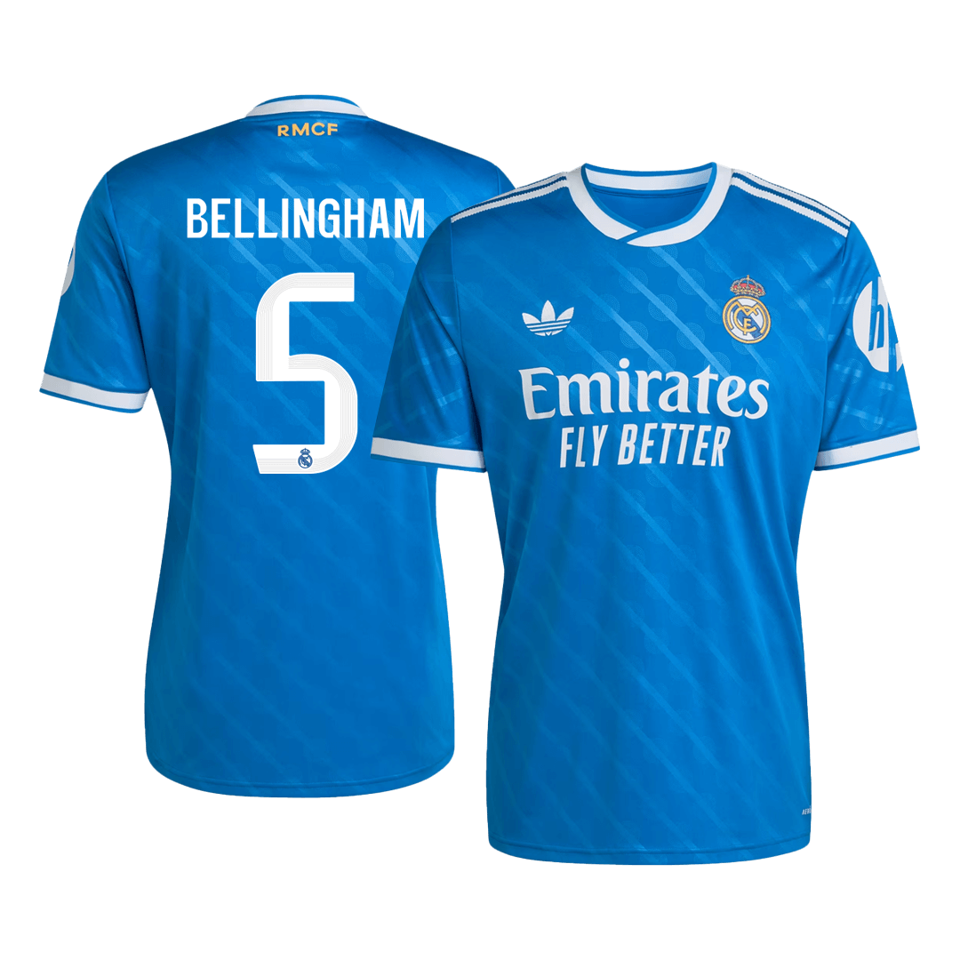 BELLINGHAM #5 Real Madrid Derde Shirt 2025/26