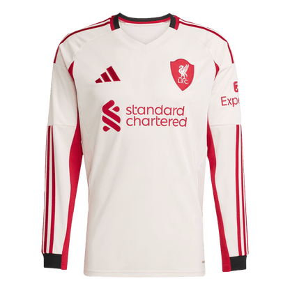 Liverpool Uitshirt 2025/26 Lange Mouwen