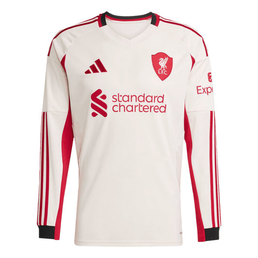 Liverpool Uitshirt 2025/26 Lange Mouwen