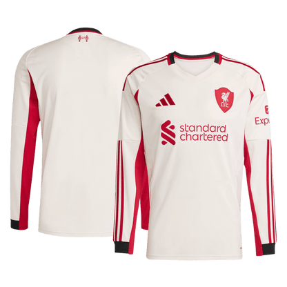 Liverpool Uitshirt 2025/26 Lange Mouwen