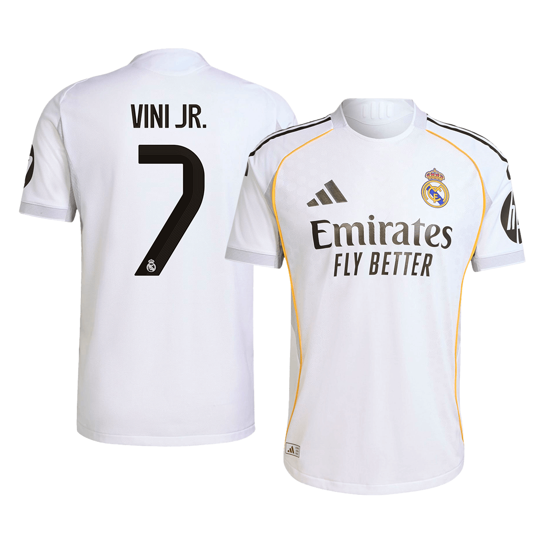 VINI JR. #7 Real Madrid Thuisshirt 2025/26 Spelersversie