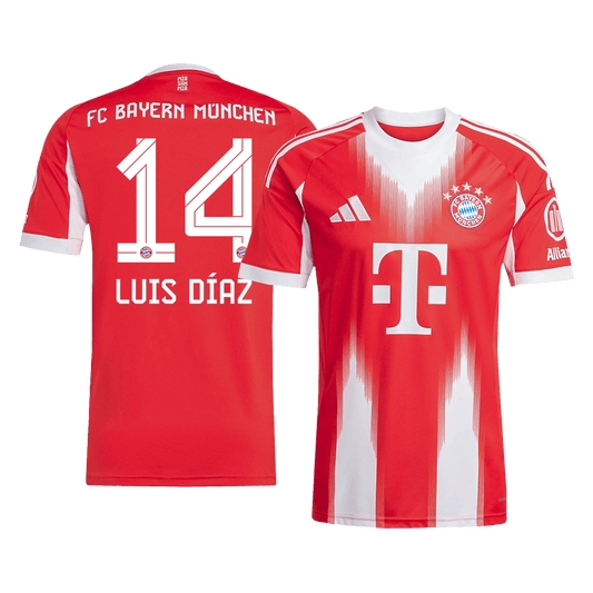 LUIS DÍAZ #14 Bayern München Thuisshirt 2025/26