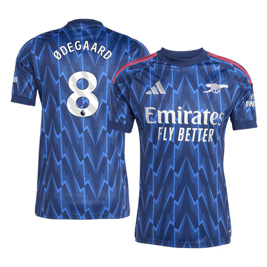 ØDEGAARD #8 Arsenal Uitshirt 2025/26