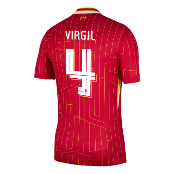 VIRGIL #4 Liverpool Thuisshirt 2024/25 - UCL