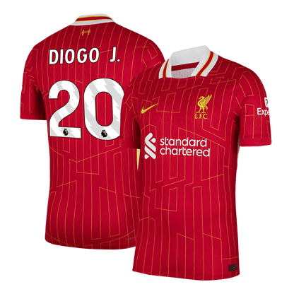 DIOGO J. #20 Liverpool Thuisshirt 2024/25 Spelersversie
