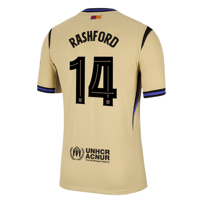 RASHFORD #14 Barcelona Uitshirt 2025/26 Spelersversie - UCL
