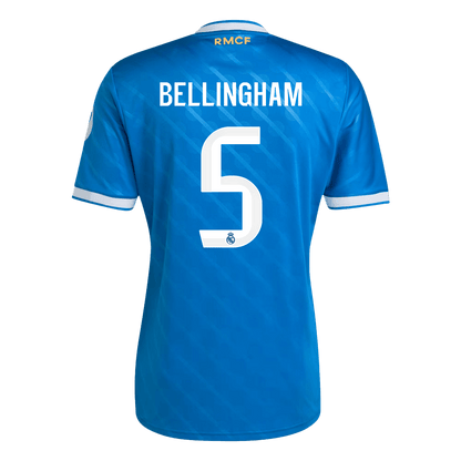 BELLINGHAM #5 Real Madrid Derde Shirt 2025/26