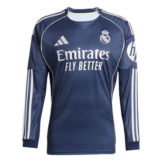 Real Madrid Uitshirt 2025/26 Lange Mouwen