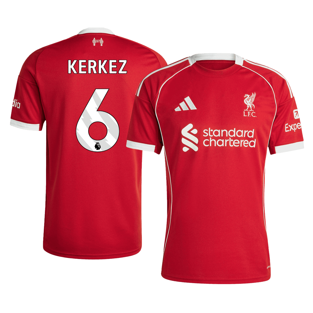 KERKEZ #6 Liverpool Thuisshirt 2025/26