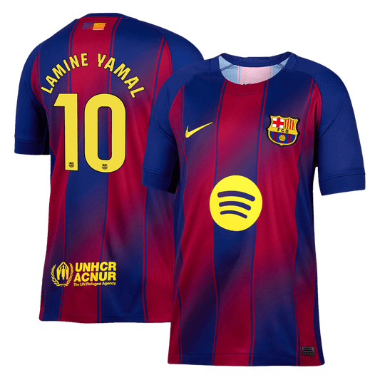 LAMINE YAMAL #10 Barcelona Thuisshirt 2025/26