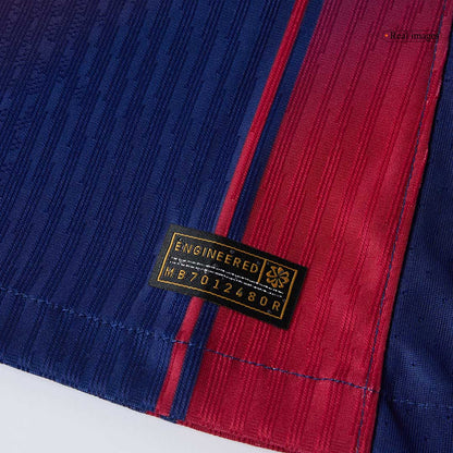 F.DE JONG #21 Barcelona Thuisshirt 2025/26 Spelersversie - UCL
