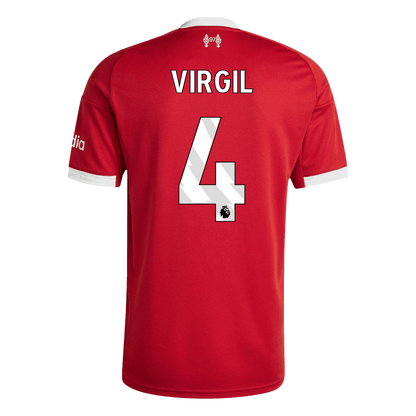 VIRGIL #4 Liverpool Thuisshirt 2025/26
