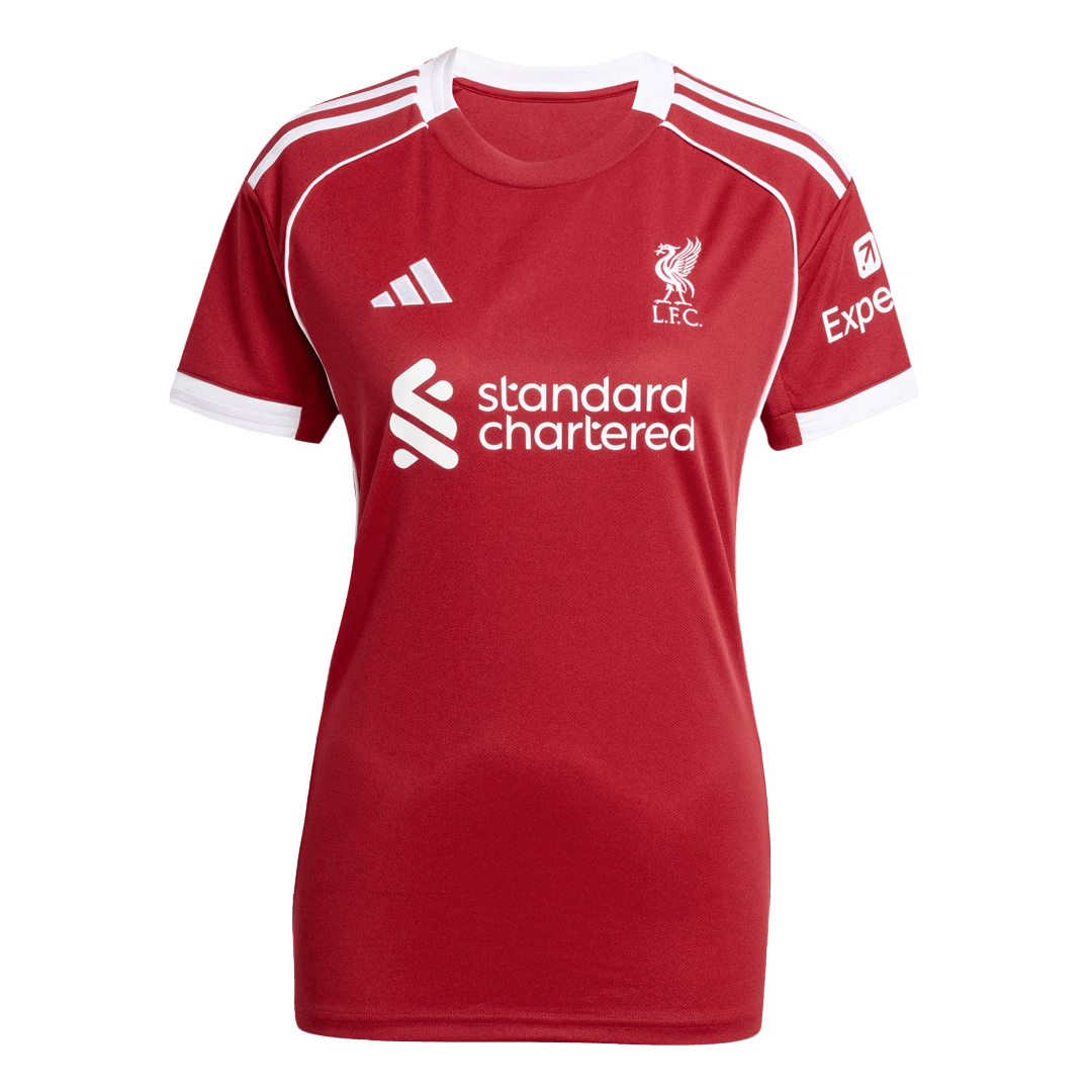 Dames Liverpool Thuisshirt 2025/26